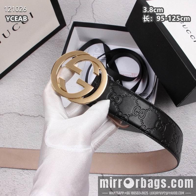 Replica Gucci belt 38mmX95-125cm 8L14