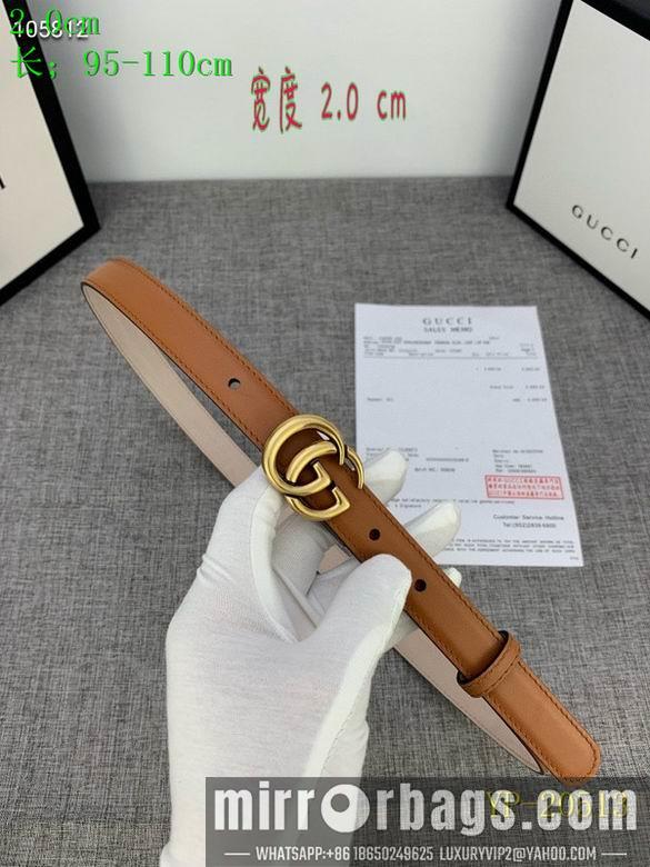 Replica Gucci belt 20mm 95-110cm 8L01