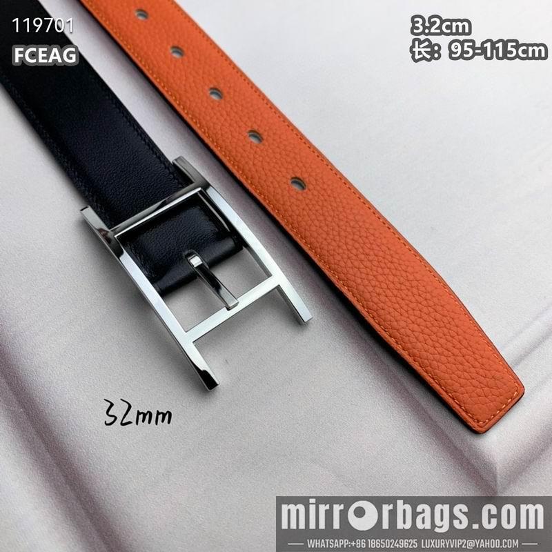 Replica Hermes belt 32mmX95-115cm 8L040802