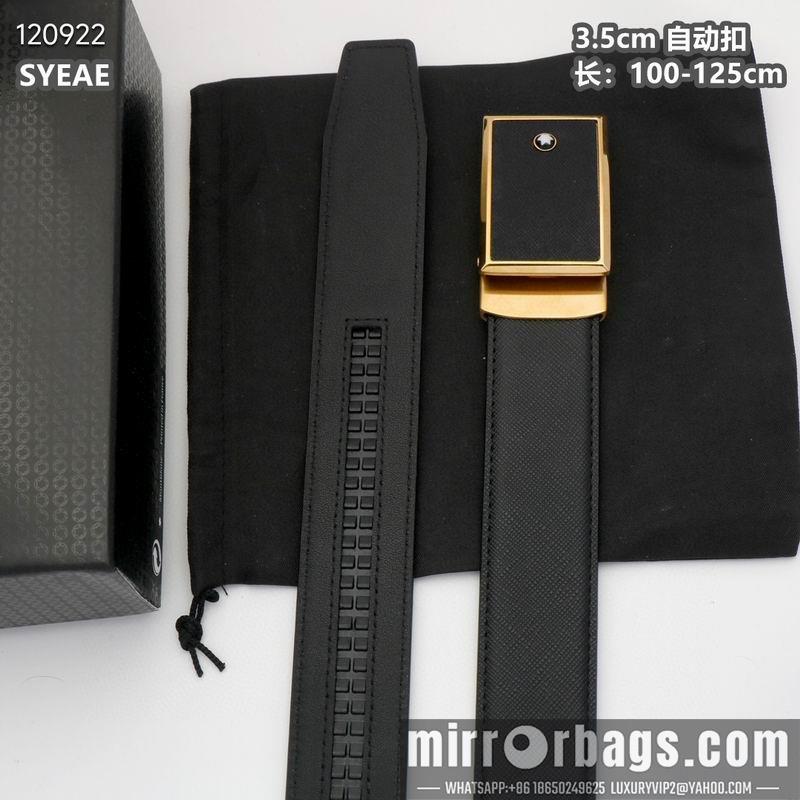 Replica Montblanc belt 自动扣 35mmX100-125cm 8L072009