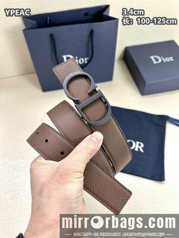 Replica Dior belt 34mmX100-125cm 8L07
