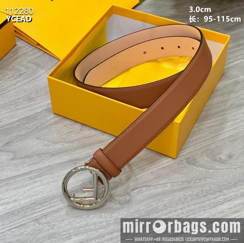 Replica Fendi Belt 30mmX95-115cm 8L07
