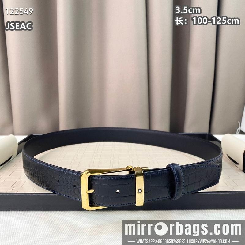Replica Montblanc belt 35mmX100-125cm 8L21