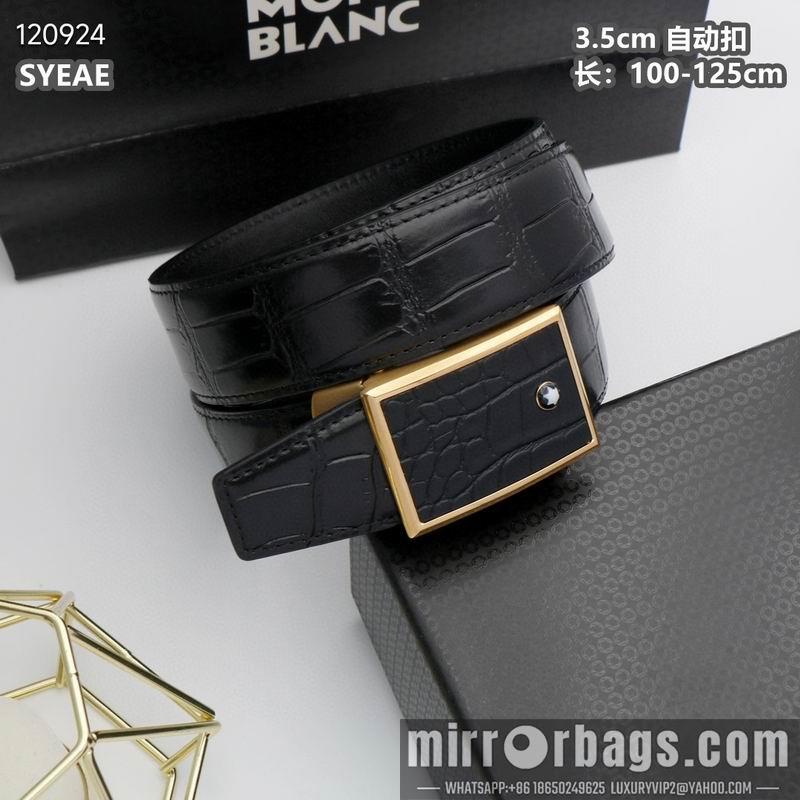 Replica Montblanc belt 自动扣 35mmX100-125cm 8L072011