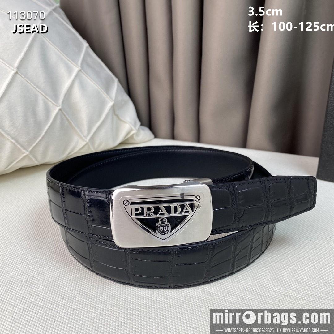 Replica Prada belt 35mmX100-125cm 8L02
