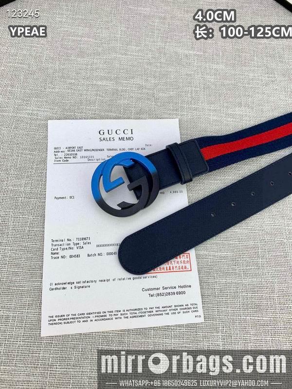 Replica Gucci belt 40mmX100-125cm 8L135