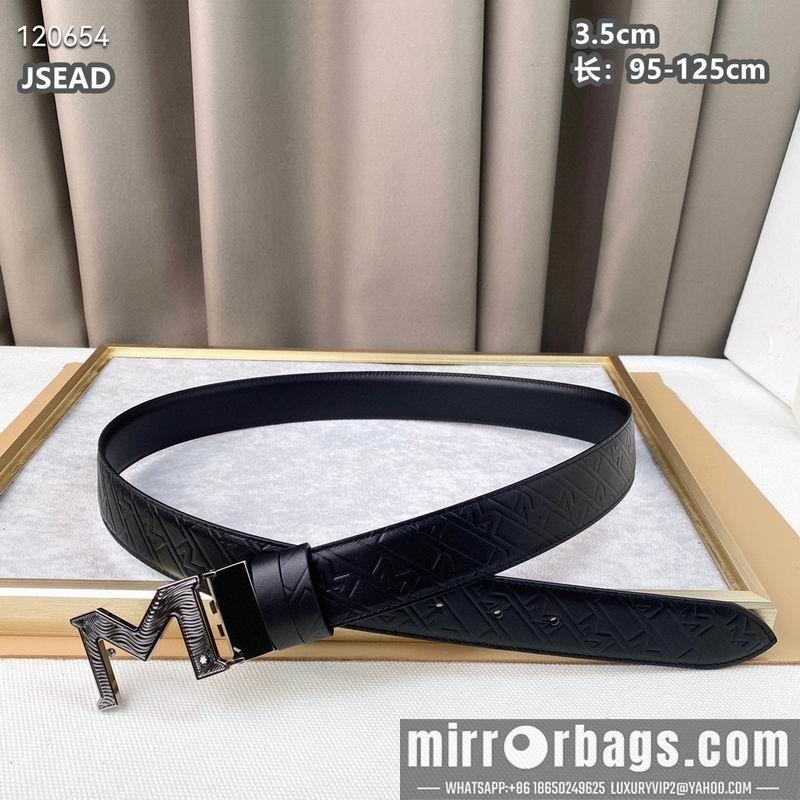 Replica Montblanc belt 35mmX95-125cm 8L072001