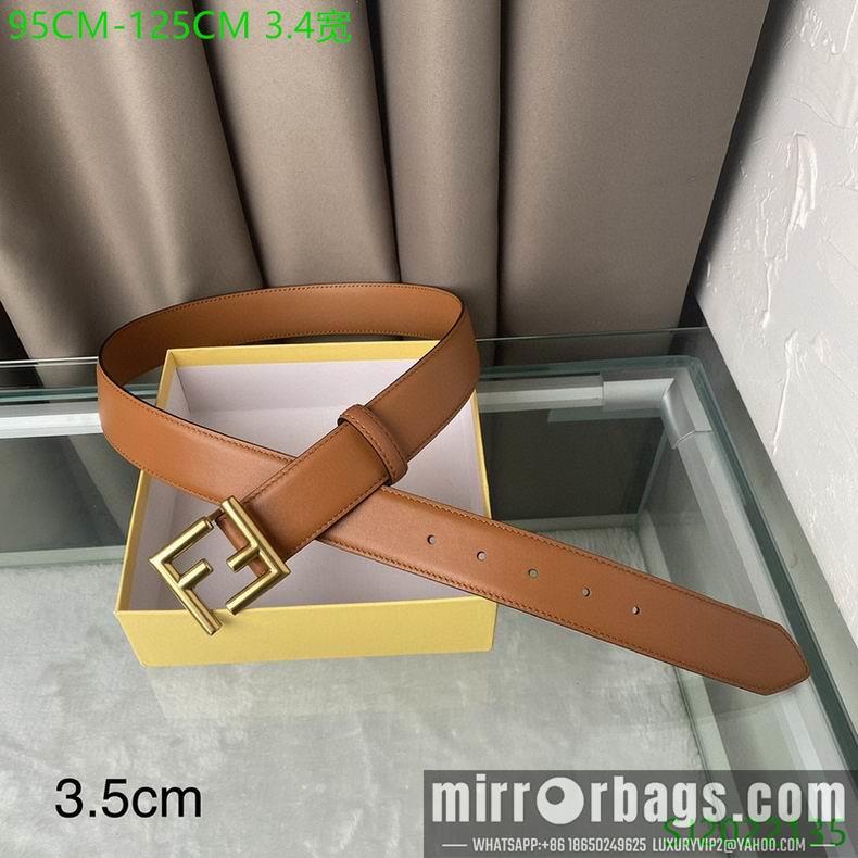 Replica Fendi Belt 34mmX95-125cm 7D05