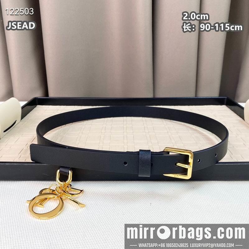 Replica Dior belt 20mmX90-115cm 8L21