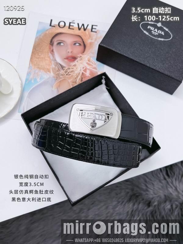 Replica Prada belt 自动带 35mmX100-125cm 8L072004