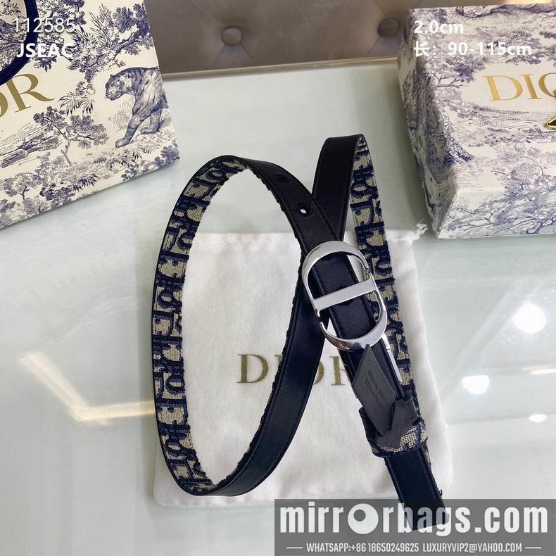 Replica Dior Belt 20mmX90-115cm 8L06