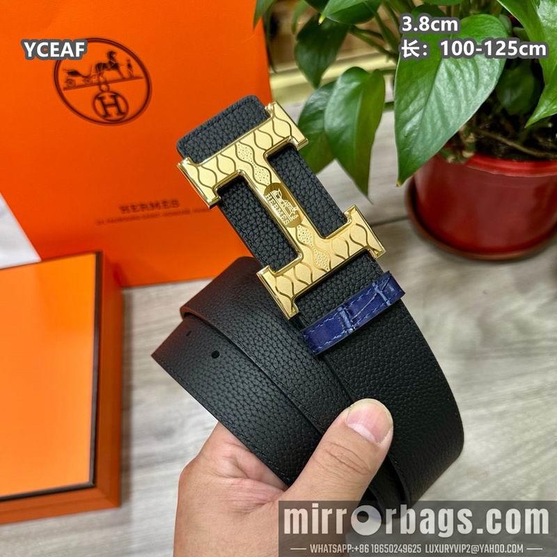Replica Hermes belt 38mmX100-125cm 8L60