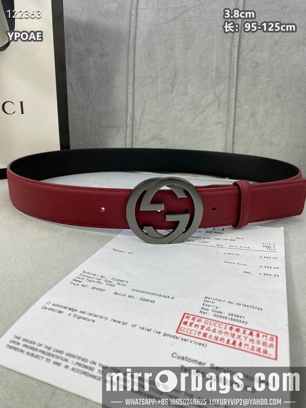 Replica Gucci belt 38mmX95-125cm 8L22