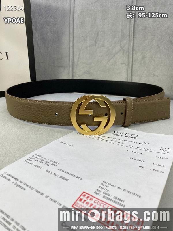 Replica Gucci belt 38mmX95-125cm 8L22