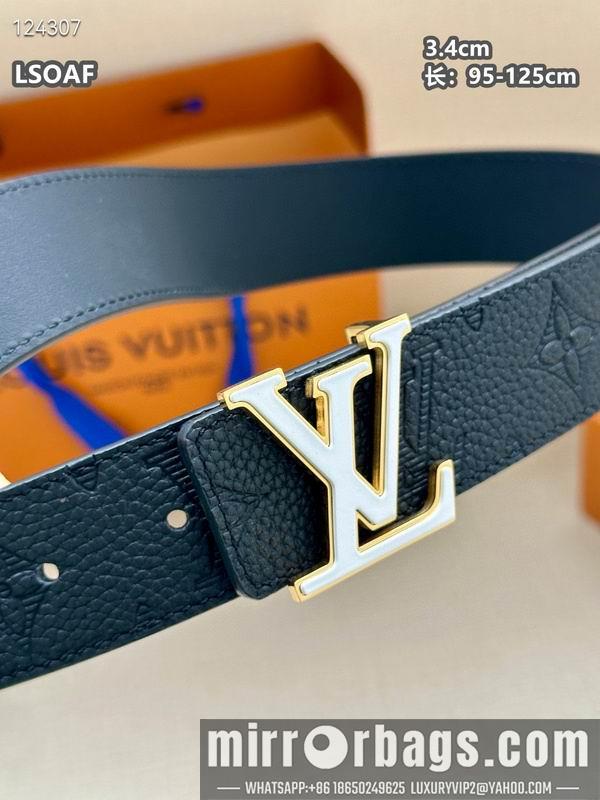 Replica LV belt 34mmX95-125cm 8L25