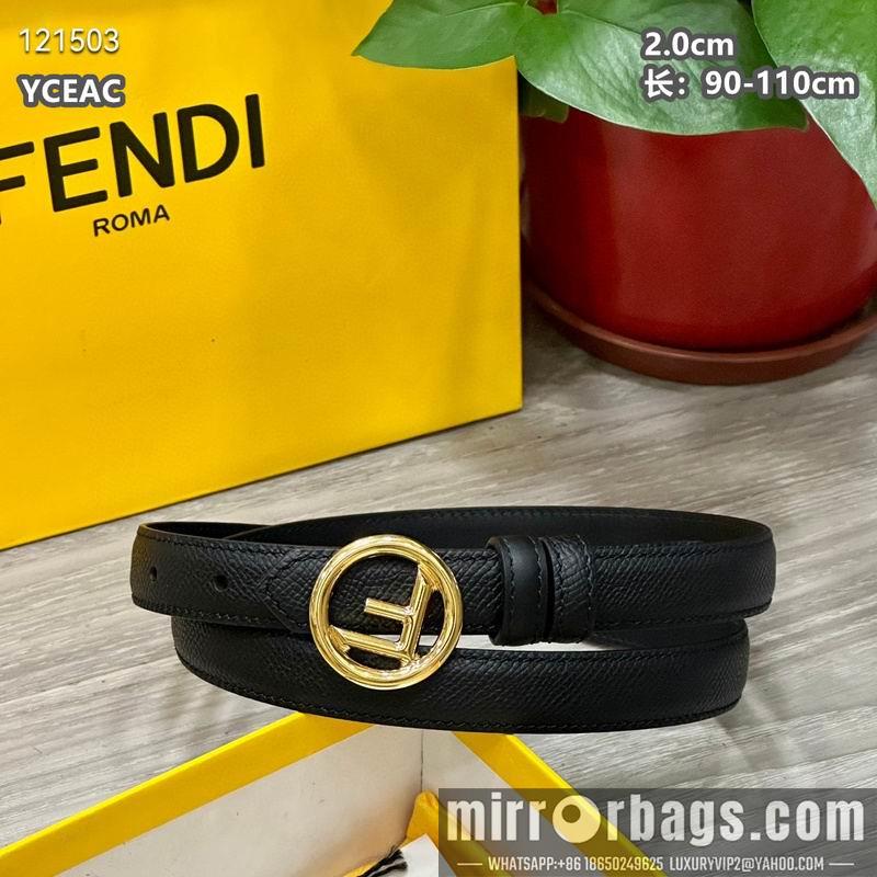 Replica Fendi belt 20mmX90-110cm 8L17