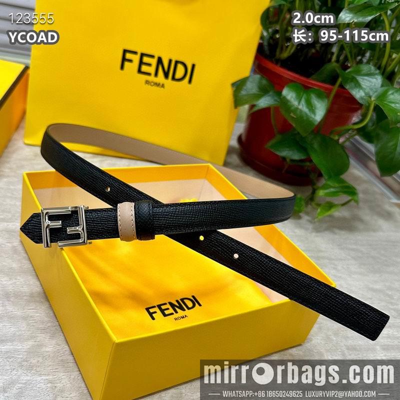 Replica Fendi belt 20mmX95-115cm 8L16