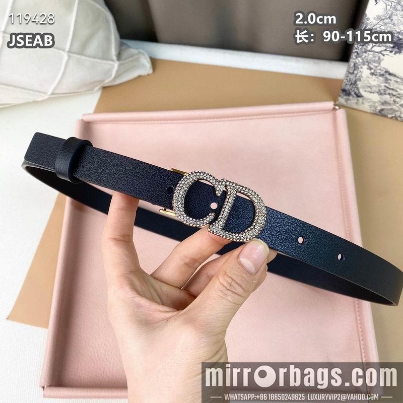 Replica Dior belt 20mmX90-115cm 8L040801