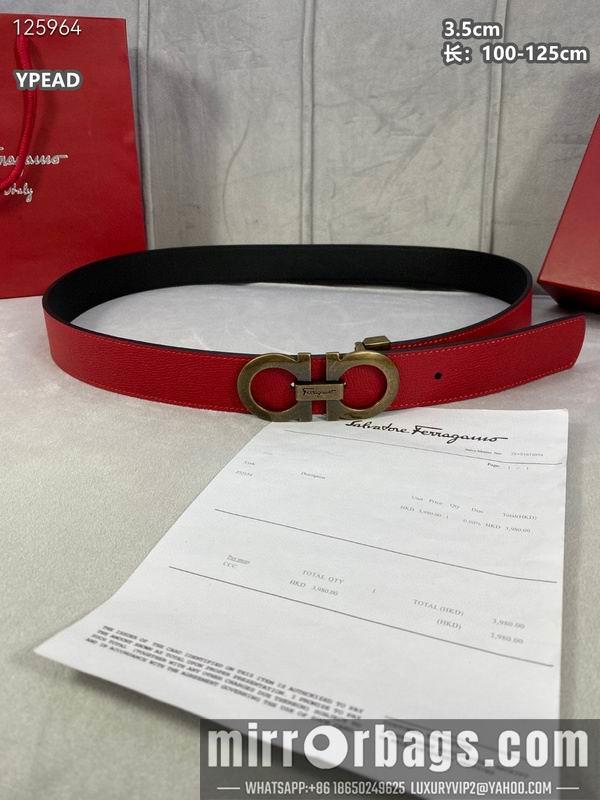 Replica Ferragamo belt 35mmX100-125cm 8L22