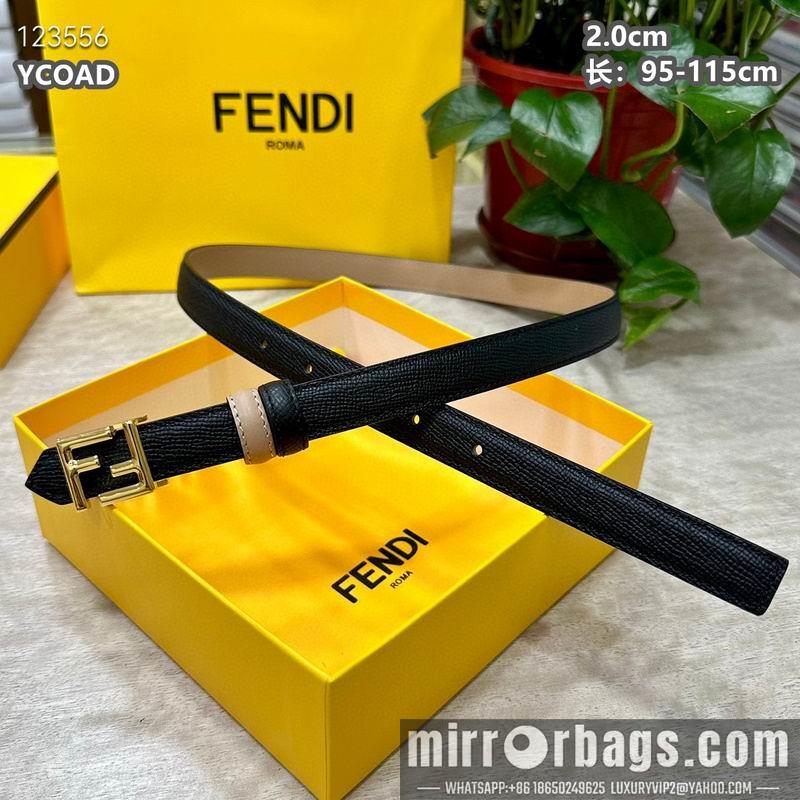 Replica Fendi belt 20mmX95-115cm 8L16