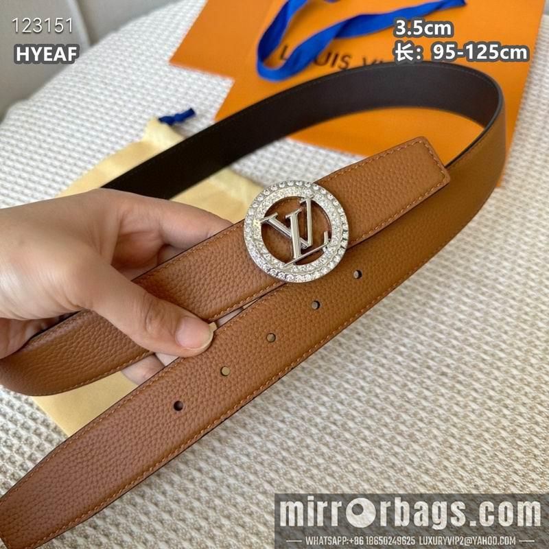 Replica LV belt 35mmX95-125cm 8L16
