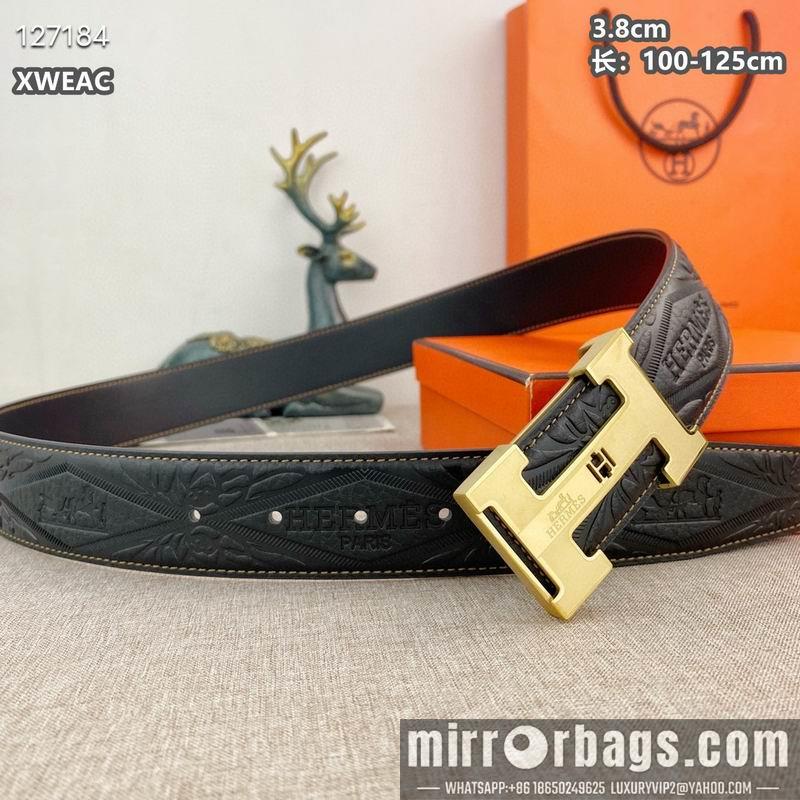 Replica Hermes belt 38mmX100-125cm 8L39
