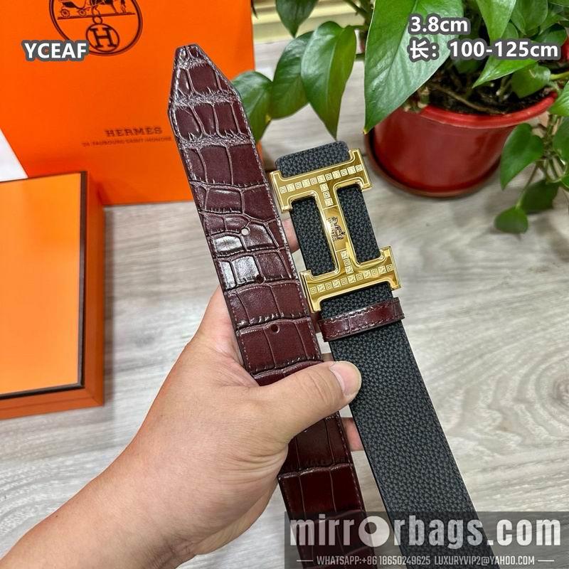 Replica Hermes belt 38mmX100-125cm 8L60