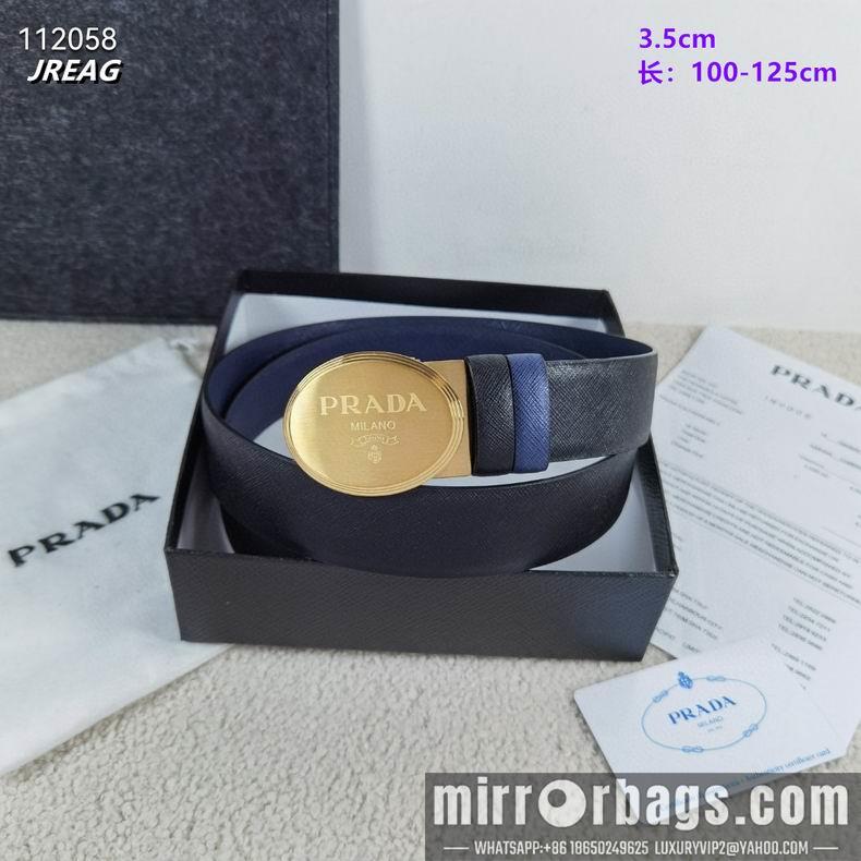 Replica Prada belt 35mmX100-125cm 8L08