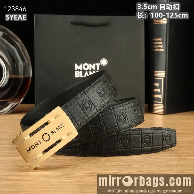Replica Montlanc belt 35mmX100-125cm 8L55