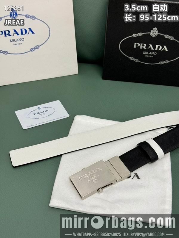 Replica Prada belt 35mmX95-125cm 8L51