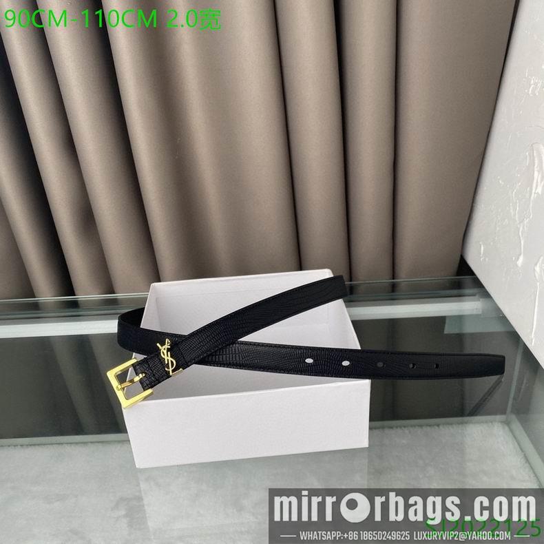 Replica YSL Belt 20mmX90-110cm 7D01