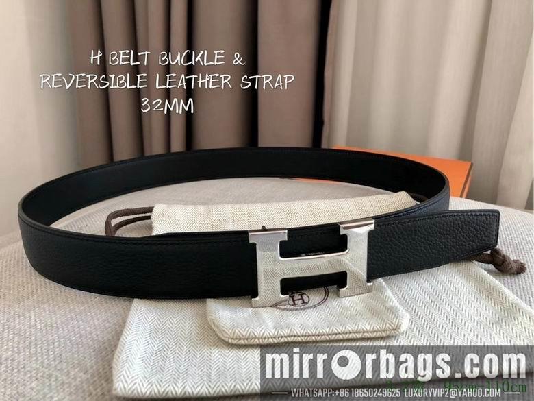 Replica Hermes Belt 32mmX95-110cm 7D19