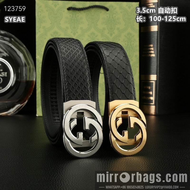 Replica Gucci belt 35mmX100-125cm 8L54