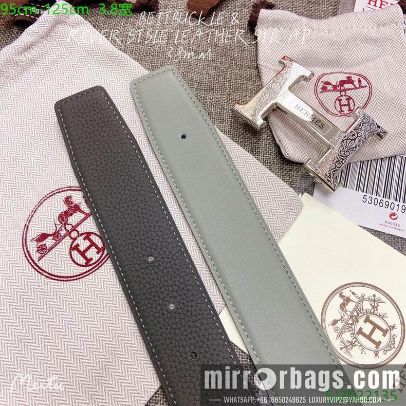 Replica Hermes Belt 38mmX95-125cm 7D119