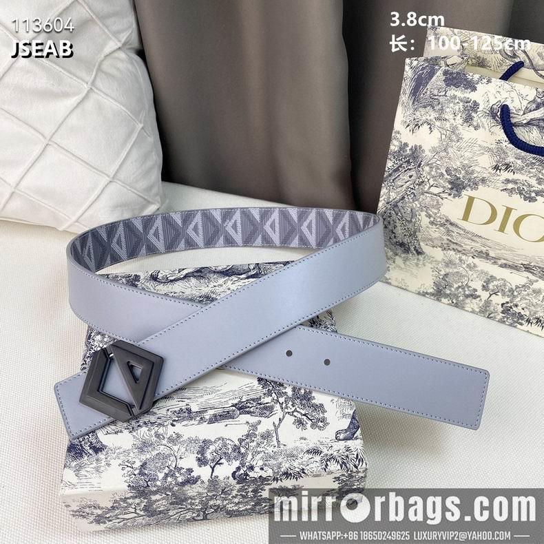 Replica Dior belt 38mmX100-125cm 8L02