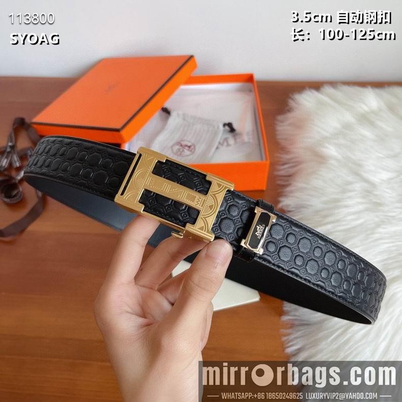 Replica Hermes belt 自动钢扣35mmX100-125cm 8L082501