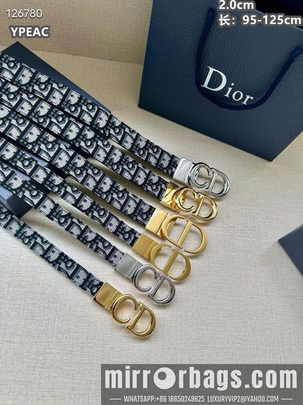 Replica Dior belt 20mmX95-125cm 8L22