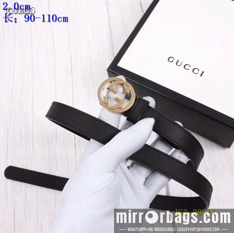 Replica Gucci belt 20mm 90-110cm 8L01