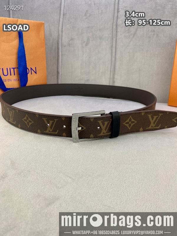 Replica LV belt 34mmX95-125cm 8L24