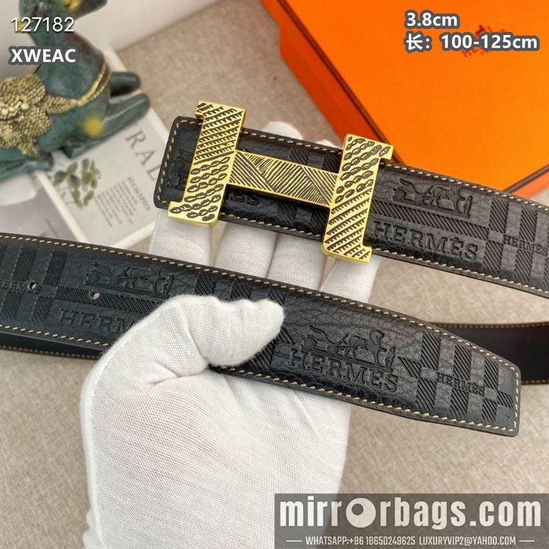 Replica Hermes belt 38mmX100-125cm 8L38