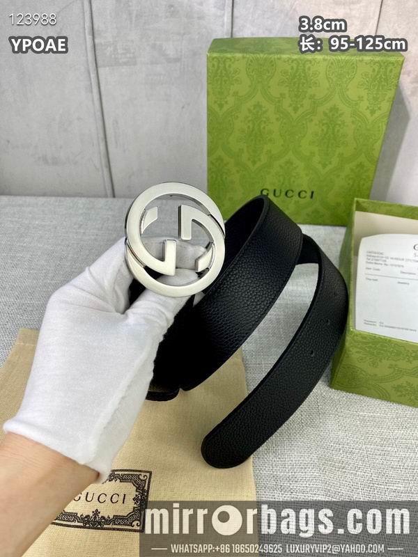 Replica Gucci belt 38mmX95-125cm 8L10