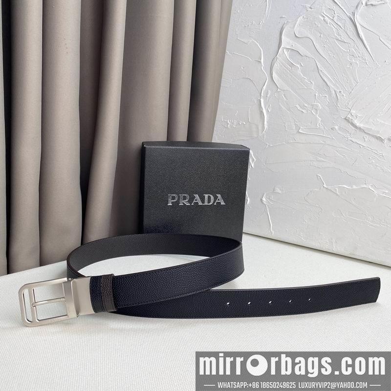 Replica Prada belt 35mmX95-125cm 7D02