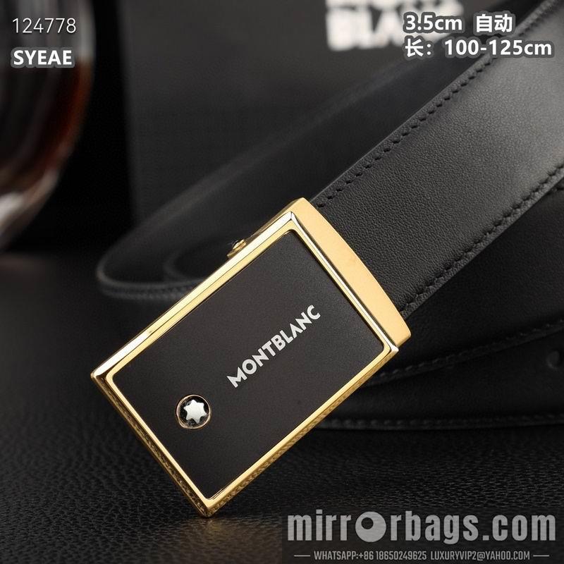 Replica Montlanc belt 35mmX100-125cm 8L36
