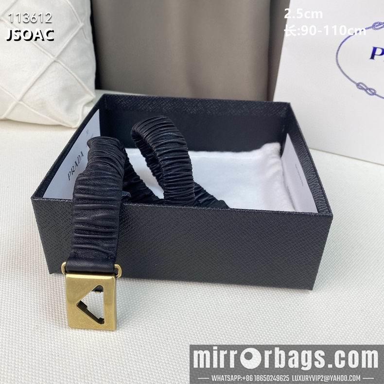 Replica Prada belt 25mmX90-110cm 8L082501
