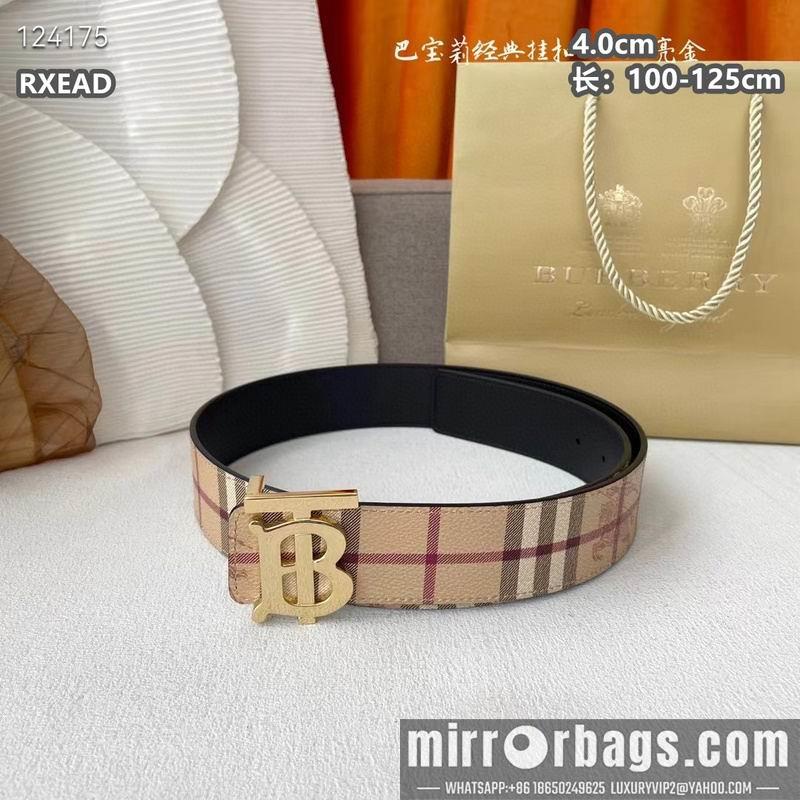 Replica Burberry belt 40mmX100-125cm 8L07