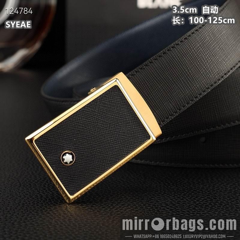 Replica Montlanc belt 35mmX100-125cm 8L30