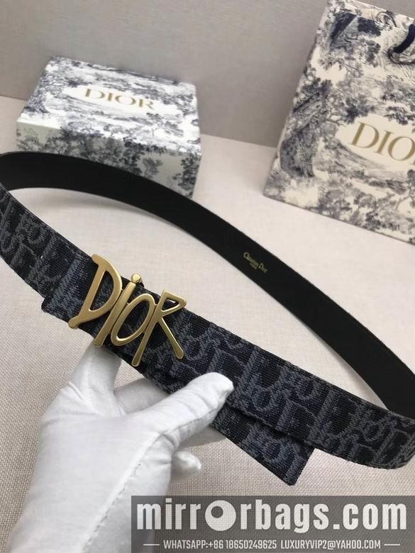 Replica Dior Belt 34mmX95-125cm 7D25