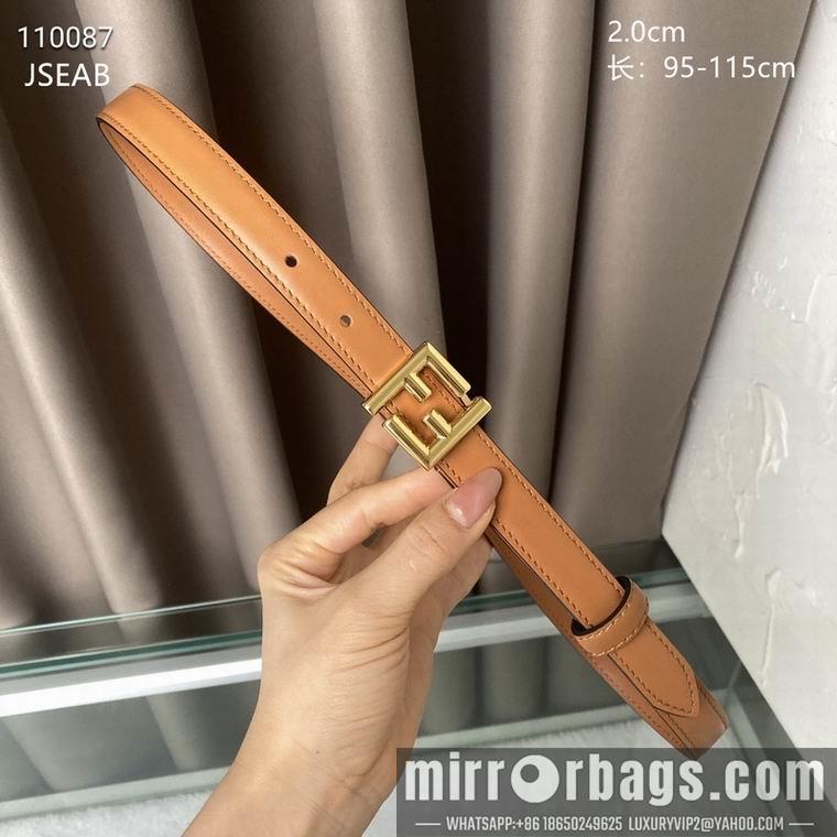Replica Fendi Belt 20mmX95-115CM 8L09