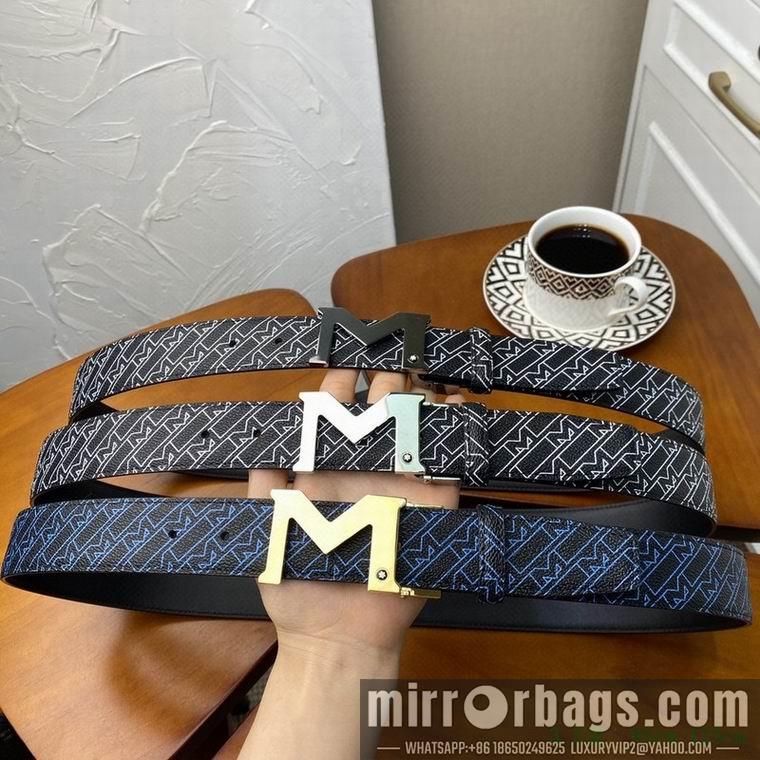 Replica Montblanc Belt 35mmX95-125cm 7D04