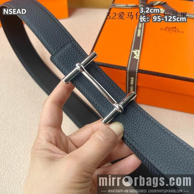 Replica Hermes belt 32mmX95-125cm 8L29